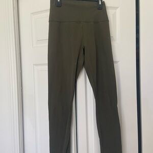 aerie Olive High-Waist Leggings